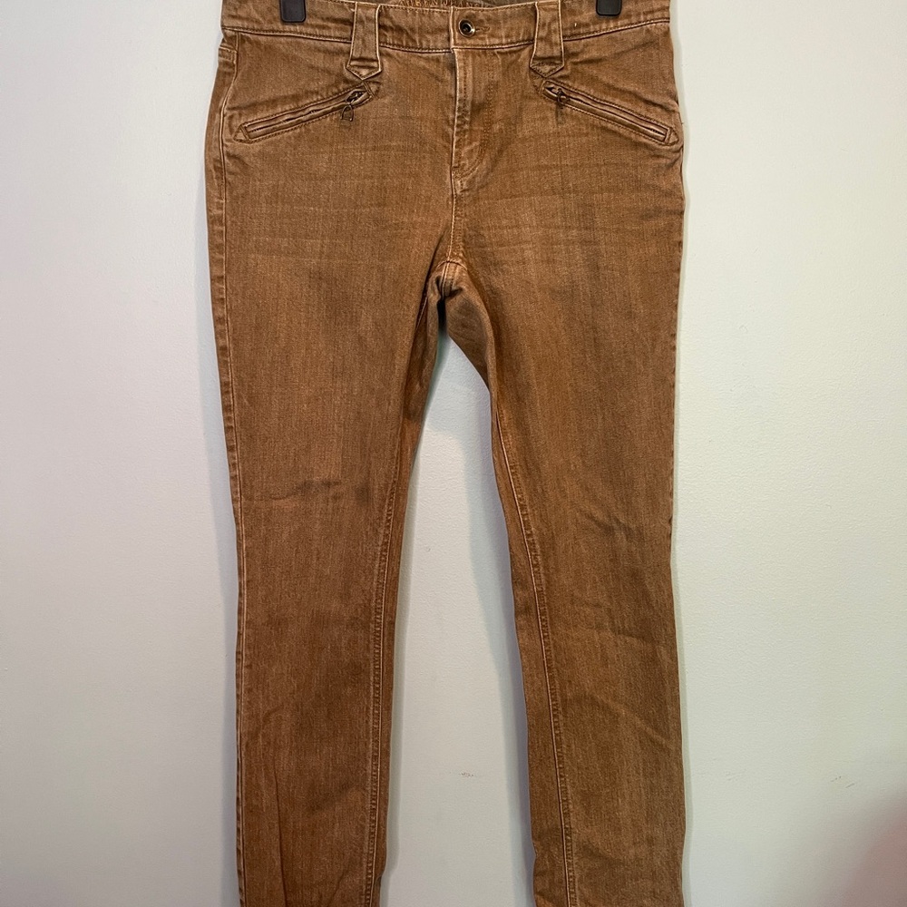 Ralph Lauren Jeans Company Premium size 8 Classic Tan Skinny Jeans